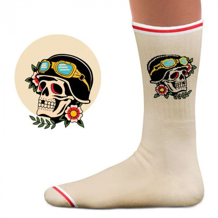 Socken Totenkopf 2